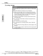 Preview for 10 page of Unitec SKF 025 Operating Instructions Manual