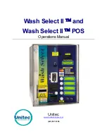Preview for 1 page of Unitec Wash Select II Operation Manual