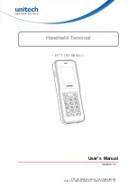 Unitech HT1 1D Batch User Manual preview