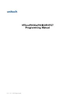 Unitech HT6 Series Programming Manual preview