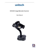 Unitech MS338 User Manual preview