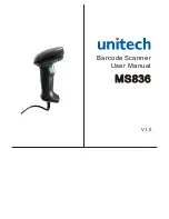 Unitech MS836 User Manual preview