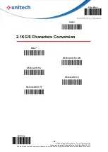 Preview for 43 page of Unitech MS836B User Manual