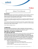 Preview for 3 page of Unitech MS837 User Manual