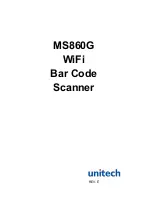 Unitech MS860G User Manual предпросмотр