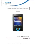 Unitech PA500II Quick Reference Manual preview