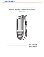 Preview for 1 page of Unitech PA600 MCA User Manual