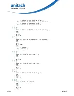 Preview for 9 page of Unitech PA700 Series Programming Manual