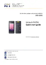 Unitech PA726 Quick Start Manual preview