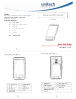 Preview for 1 page of Unitech PA730 Quick Start Manual