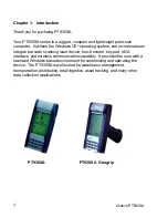 Preview for 4 page of Unitech PT930SA Product Reference Manual