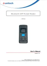 Unitech RP902 User Manual preview