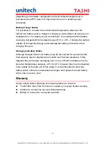 Preview for 5 page of Unitech Tashi MT65EM1 User Manual