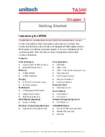 Preview for 9 page of Unitech Tashi MT688 User Manual