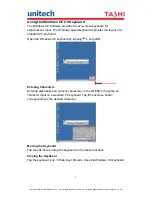 Preview for 13 page of Unitech Tashi MT688 User Manual