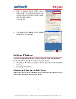 Preview for 22 page of Unitech Tashi MT688 User Manual