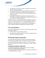 Preview for 4 page of Unitech TB120 User Manual