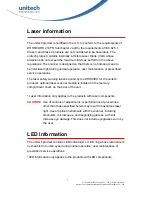 Preview for 7 page of Unitech TB120 User Manual