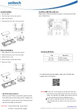 Preview for 2 page of Unitech TB85 Quick Start Manual