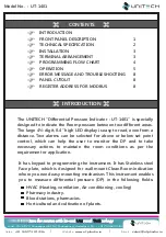 Preview for 2 page of Unitech UT-1401 Operation Manual