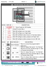 Preview for 3 page of Unitech UT-1401 Operation Manual