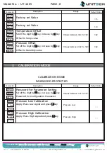 Предварительный просмотр 9 страницы Unitech UT-1405 Operation Manual