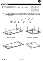 Preview for 9 page of Uniteck UNIFIX 100 B Manual