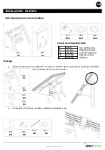 Preview for 3 page of Uniteck UNIFIX 100 SF Installation Manual