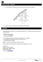 Preview for 4 page of Uniteck UNIFIX 100 SF Installation Manual