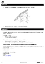 Preview for 10 page of Uniteck UNIFIX 100 SF Installation Manual