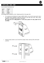 Preview for 9 page of Uniteck UNIFIX 100S Manual