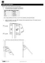 Предварительный просмотр 8 страницы Uniteck UNIFIX 20S Manual