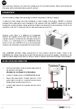 Preview for 4 page of Uniteck UNISENSOR Manual