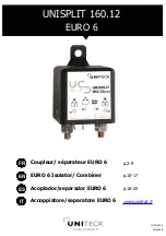 Preview for 1 page of Uniteck UNISPLIT 160.12 Instruction Manual