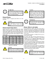 Preview for 17 page of United cool air C13-Series Installation, Operation And Maintenance Manual