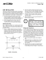 Preview for 10 page of United CoolAir AVW08 Installation, Operation And Maintenance Manual