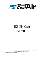 United CoolAir EZ-Fit Cart Manual preview