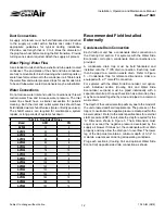 Preview for 12 page of United CoolAir VariCool VAV Installation, Operation And Maintenance Manual