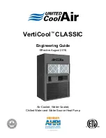 Preview for 1 page of United CoolAir VertiCool Classic Series Engineering Manual