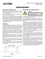 Preview for 5 page of United CoolAir VertiCool CLASSIC Installation, Operation And Maintenance Manual