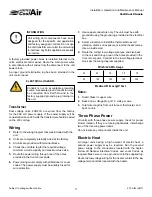 Preview for 11 page of United CoolAir VertiCool CLASSIC Installation, Operation And Maintenance Manual