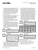 Preview for 16 page of United CoolAir VertiCool CLASSIC Installation, Operation And Maintenance Manual