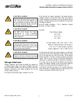 Preview for 5 page of United CoolAir VFD Installation, Operation And Maintenance Manual