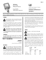 Предварительный просмотр 1 страницы United Electric Controls 100 Series Installation And Maintenance Instructions