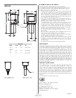 Предварительный просмотр 2 страницы United Electric Controls 105 Series Installation And Maintenance Instructions