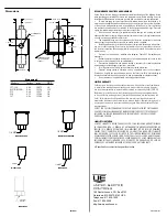 Preview for 2 page of United Electric Controls J21K Installation And Maintenance Instructions