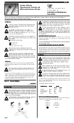 United Electric Controls Spectra 12 Series Installation And Maintenance Instructions preview