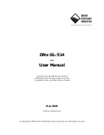 Preview for 1 page of United Electronic Industries DN-SL-514 Series User Manual