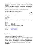 Preview for 2 page of United Electronic Industries DN-SL-514 Series User Manual