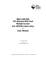 United Electronic Industries DNA-CAR-550 User Manual preview